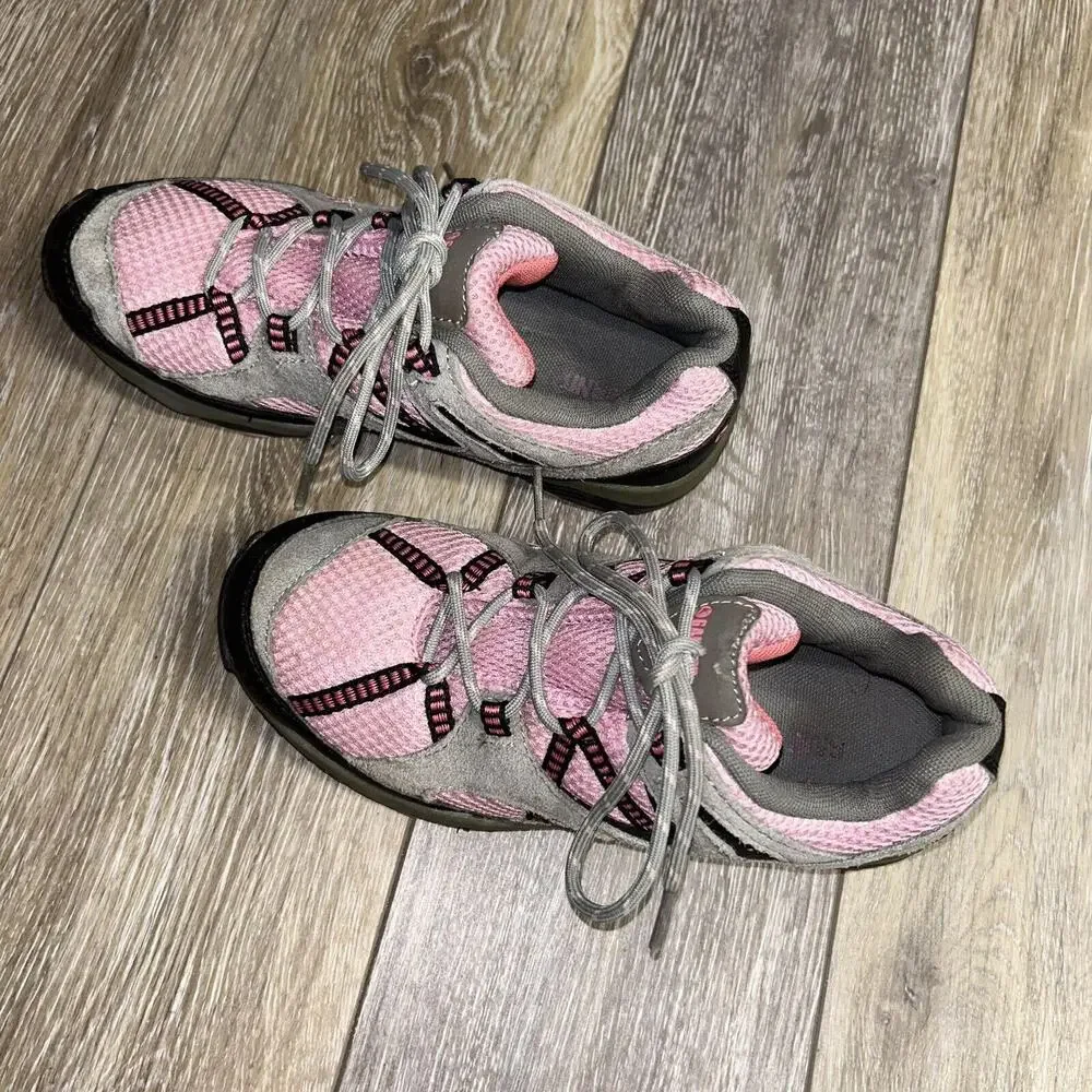 Gander Mountain Trail Climber Explorer Low Pink Gray Youth Size 5 Sneaker Shoes